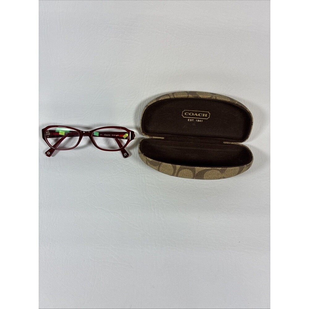 Coach Eyeglasses Frame HC6009 (Violet) 5029 (Burgundy) 52-16-135 Full Rim SZ65